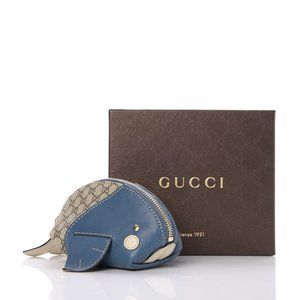 GUCCI Supreme Monogram Children's Zoo Coin Purse Whale